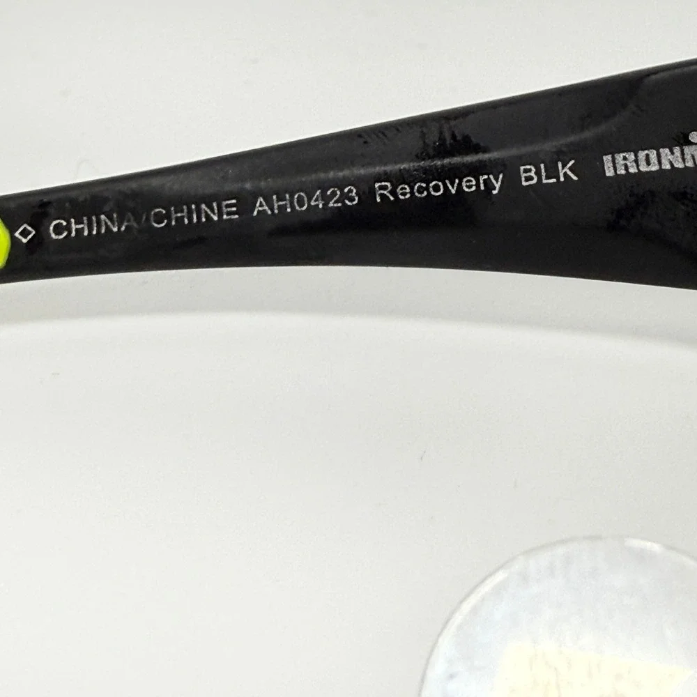 Ironman Foster Grant Recovery BLK AH0423 Sports Sunglasses‎ Black Neon Green